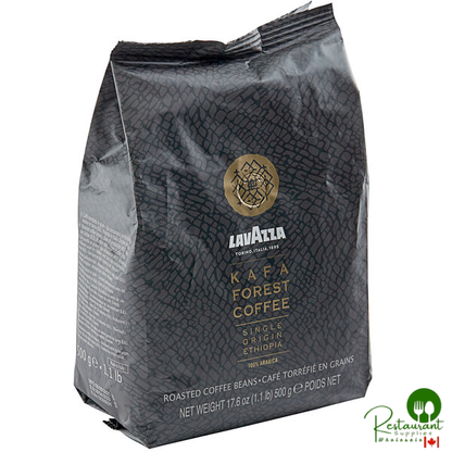 Lavazza Single Origin Ethiopia Kafa Forest Whole Bean Espresso 1.1 lb. - 6/Case