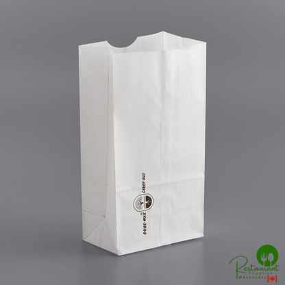 Bagcraft Packaging 300294 4 lb. Dubl-Wax® White Bag - 1,000/Case