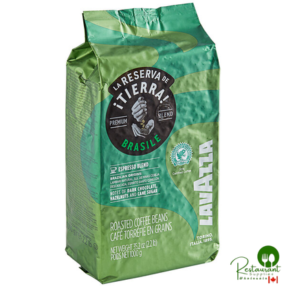 Lavazza Tierra! Brasile Intense Whole Bean Espresso 2.2 lb. - 6/Case