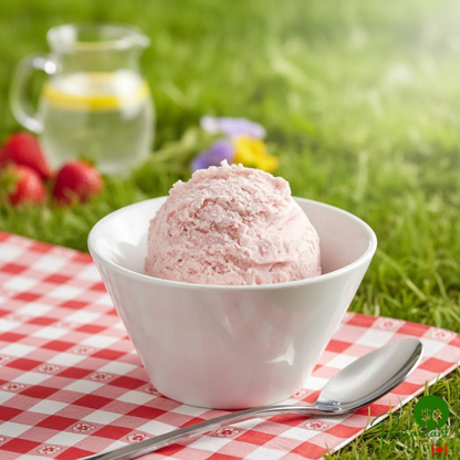 Oringer Strawberry Hard Serve Ice Cream Base #10 Can