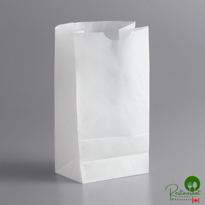 Bagcraft Packaging 300296 6 lb. Dubl-Wax® White Bag - 1,000/Case