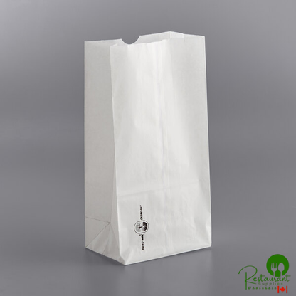 Bagcraft Packaging 300292 12 lb. Dubl-Wax® White Bag - 1,000/Case