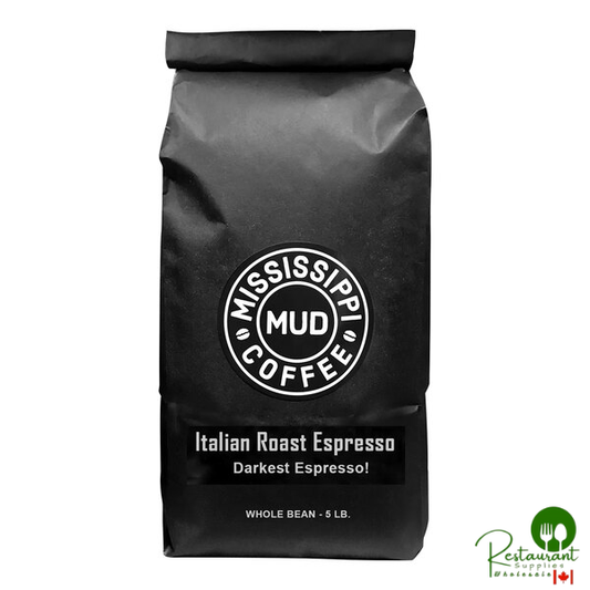 Mississippi Mud Coffee Italian Whole Bean Espresso 5 lb.