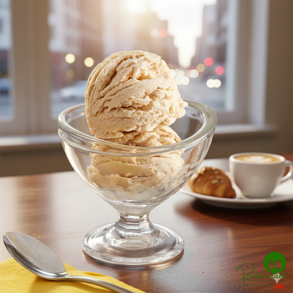 Oringer Caramel Hard Serve Ice Cream Base #10 Can