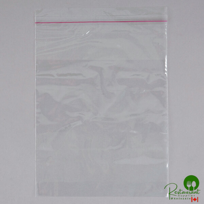 LK Packaging Plastic Lip and Tape Resealable Sandwich / Cookie Bag 7" x 7" - 1,000/Case