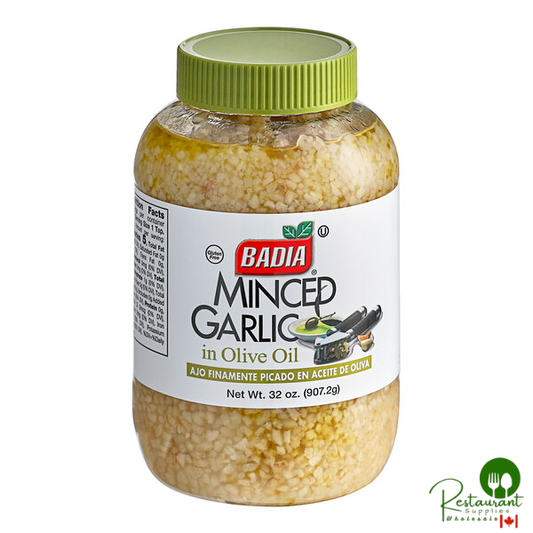 Badia Minced Garlic in Olive Oil 32 oz. - 6/Case