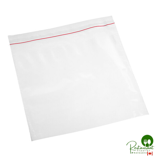 LK Packaging Plastic Lip and Tape Resealable Sandwich / Cookie Bag 6" x 6" - 1,000/Case