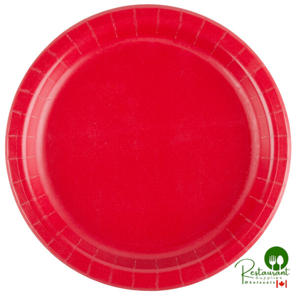 Creative Converting 791031B 7" Classic Red Paper Plate - 240/Case