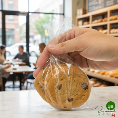 LK Packaging P12F0537 Plastic Cookie / Candy Bag 5 3/4" x 7 3/4" - 2,000/Box