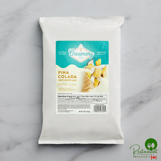 Creamery Ave. Pina Colada Soft Serve Mix 3.2 lb.
