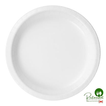 Creative Converting 47000B 9" White Paper Plate - 240/Case