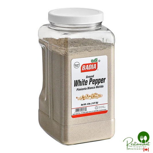 Badia Ground White Pepper 4 lb.