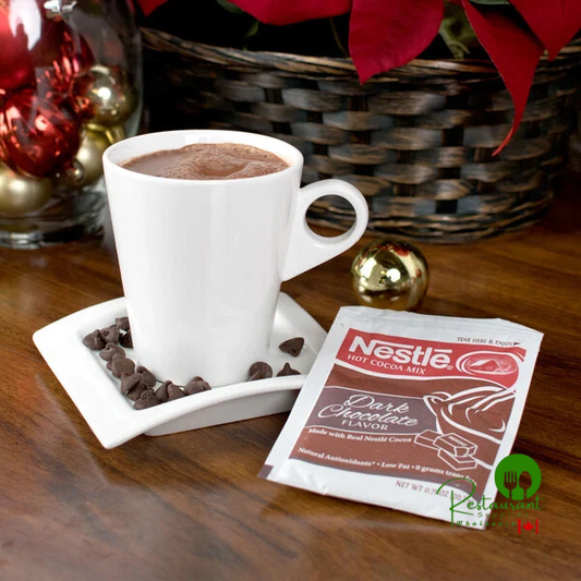 Nestlé Dark Chocolate Hot Cocoa Packets – 50/Box | Smooth Gourmet Cocoa Mix