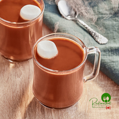 Ghirardelli Double Chocolate Cocoa Mix 10.5 oz – 6/Case Rich Café Beverage