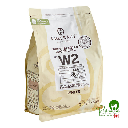 Callebaut Recipe W2 White Chocolate Callets™ – 5.5 lb Bag