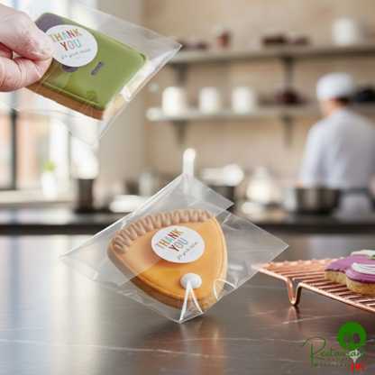 LK Packaging P12F0436 Plastic Cookie / Candy Bag 4 3/4" x 6 3/4" - 5,000/Box