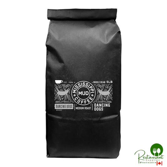 Mississippi Mud Coffee Dancing Dogs Whole Bean Coffee 5 lb.