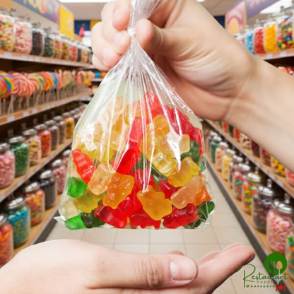 LK Packaging P12F0438 Plastic Cookie / Candy Bag 4 3/4" x 8 1/4" - 2,000/Box