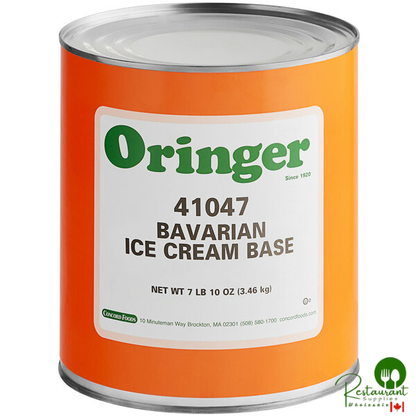 Oringer Bavarian Hard Serve Ice Cream Base #10 Can