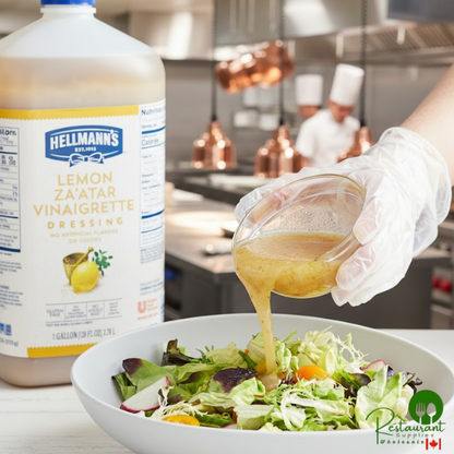 Hellmann's 1 Gallon Lemon Za'atar Vinaigrette Dressing - 4/Case