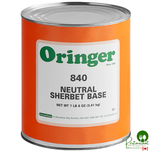 Oringer Neutral Sherbet Base #10 Can