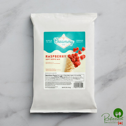 Creamery Ave. Raspberry Soft Serve Mix 3.2 lb.