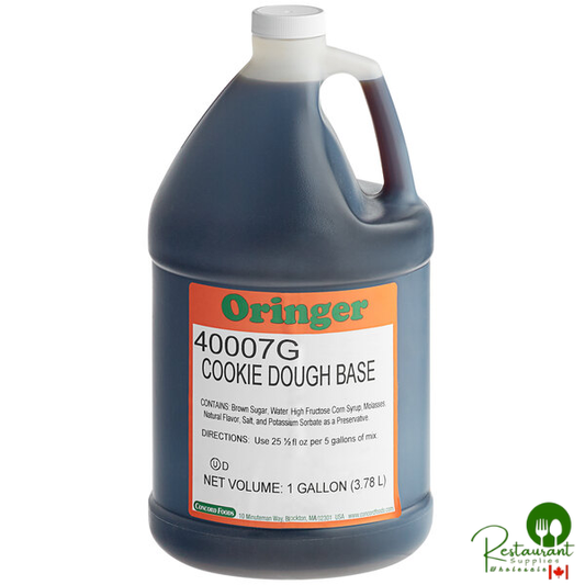 Oringer Cookie Dough Hard Serve Ice Cream Base 1 Gallon