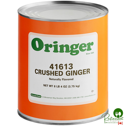 Oringer Ginger Hard Serve Ice Cream Base #10 Can