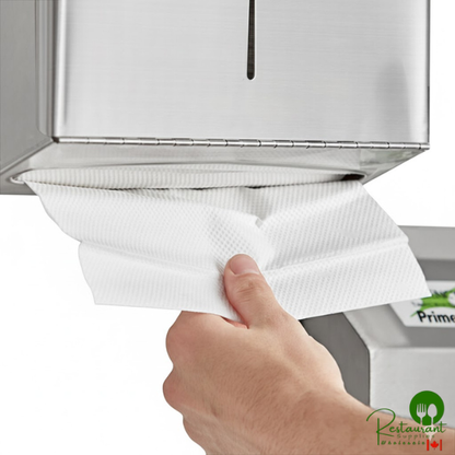 Prime White C-Fold Standard Weight Towel - 2,400/Case