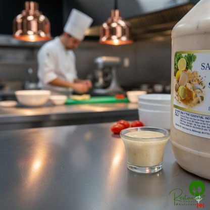 Ken's Foods Essentials 1 Gallon Creamy Caesar Dressing - 4/Case