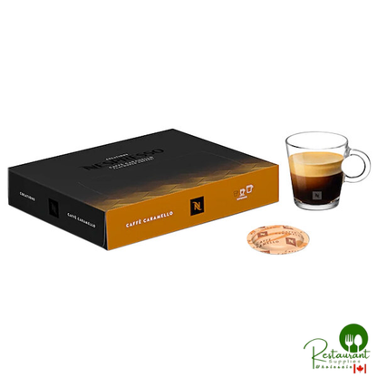 Nespresso Professional Caffe Caramello (Caramel) Single Serve Coffee Capsules - 50/Pack