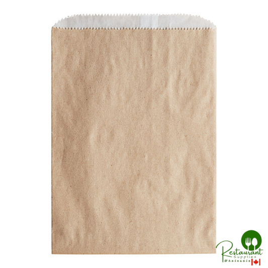 1 lb. 9 1/4" x 6 3/4" Customizable Kraft Gourmet Bag - 1,000/Case