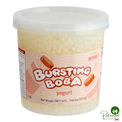 Bossen Yogurt Bursting Boba 7.04 lb. - 4/Case