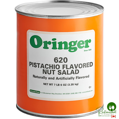 Oringer Pistachio Nut Salad Hard Serve Ice Cream Base #10 Can