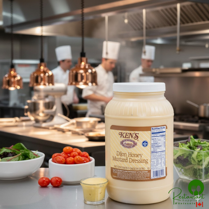 Ken's Foods 1 Gallon Dijon Honey Mustard Dressing - 4/Case