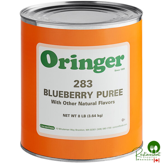 Oringer Blueberry Puree Hard Serve Ice Cream Base #10 Can