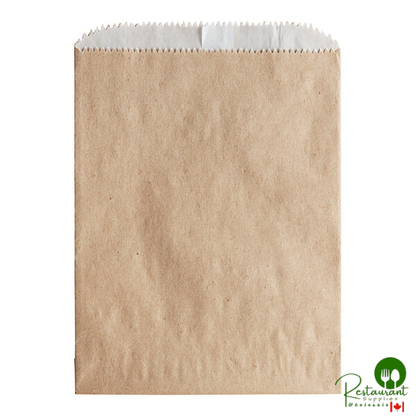 1/2 lb. 7 1/2" x 5 3/4" Customizable Kraft Gourmet Bag - 1,000/Case