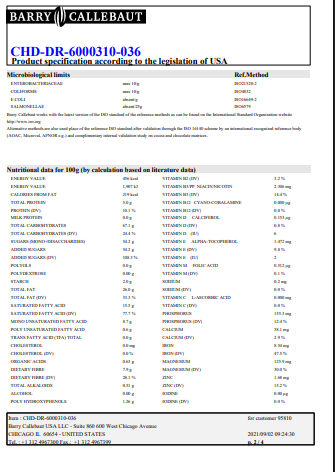 Barry Callebaut 10M Semi-Sweet Chocolate Chips – 30 lb Bulk Bag