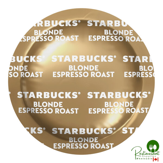 Nespresso Professional Starbucks Blonde Espresso Roast Single Serve Coffee Capsules - 50/Pack