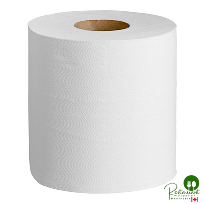 Prime 2-Ply White Center Pull Paper Towel 500' Roll - 6/Case