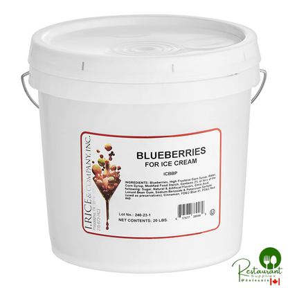 I. Rice Blueberry Hard Serve Ice Cream Base 2 Gallon