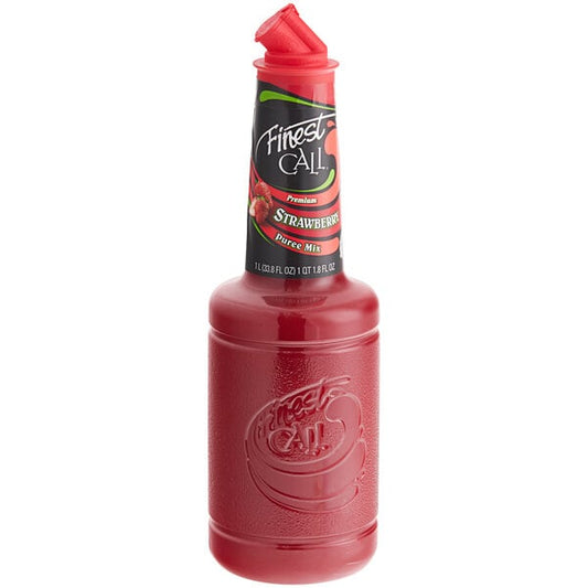 Finest Call Premium Strawberry Puree Mix - 1 Liter