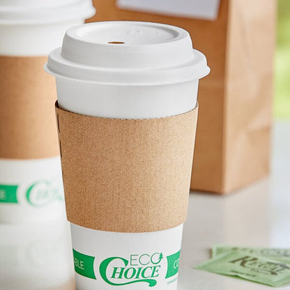 EcoChoice Kraft Coffee Cup Sleeve / Jacket / Clutch - 10-24 oz. - 1,200/Case