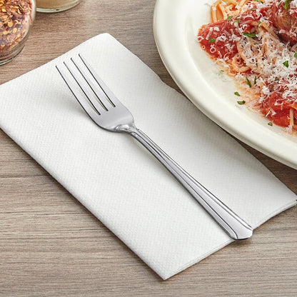 Choice Dominion 7" 18/0 Stainless Steel Dinner Fork - 12/Case