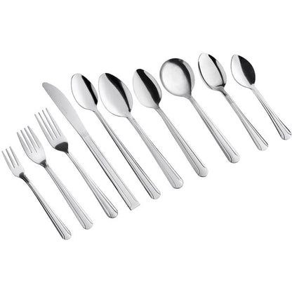 Choice Dominion 7" 18/0 Stainless Steel Dinner Fork - 12/Case