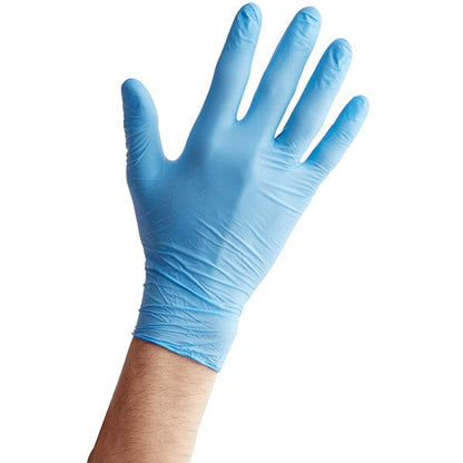 Noble Powder-Free Disposable Exam Grade Nitrile 4 Mil Thick Textured Gloves - 1,000/Case