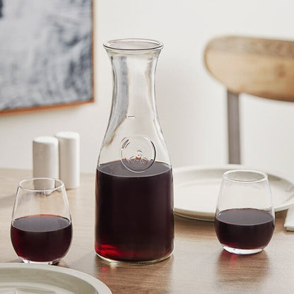 Acopa 32 oz. Glass Carafe - 12/Case