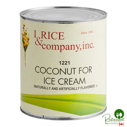 I. Rice Coconut Hard Serve Ice Cream Base #10 Can