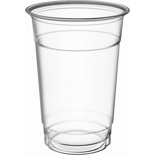 Clear PET Plastic Cold Cup - 16 oz. - 1,000/Case