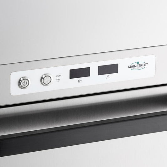MainStreet Equipment HTUC High-Temperature Undercounter Dishwasher - 208V/240V, 1 Phase